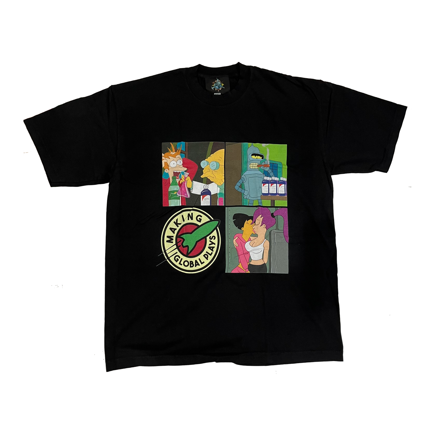 Futurama Shirt Grinder Combo - Black