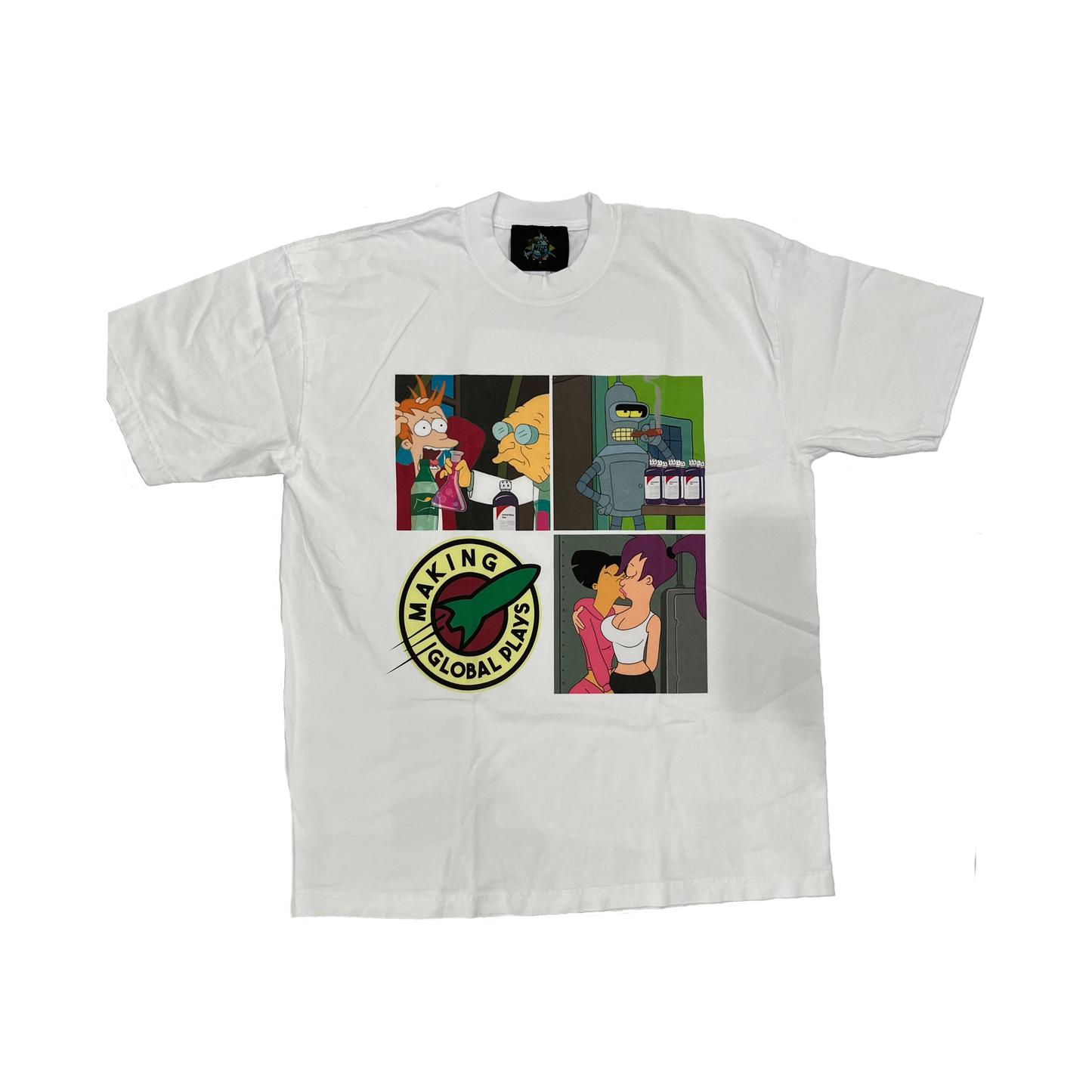 Futurama Shirt Grinder Combo - White