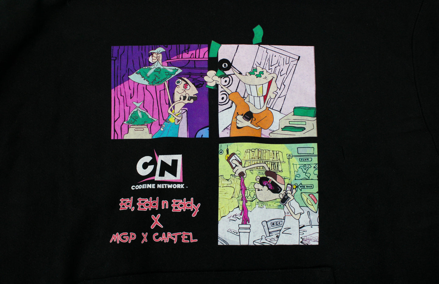 Codeine Network Hoodie Black